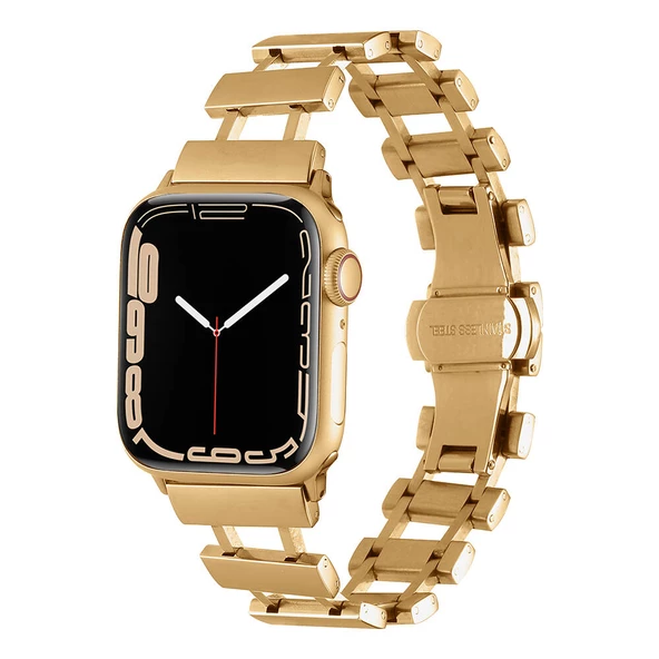Apple Watch 7 41mm - Kordon Metal Kordon KRD-96