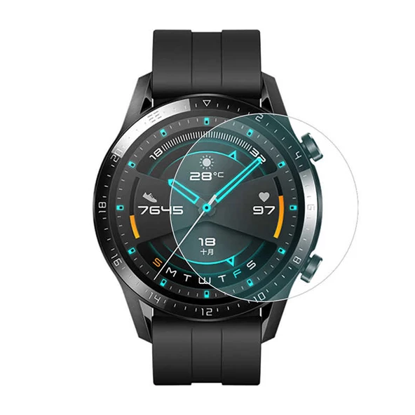 Huawei Watch GT2 Pro - Ekran Koruyucu Standart Cam Ekran Koruyucu