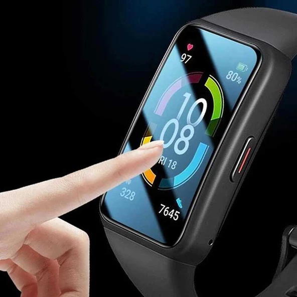 Huawei Band 6 - Ekran Koruyucu PMMA Pet Saat Ekran Koruyucu - 4