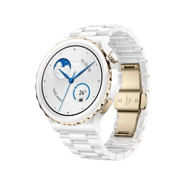 Huawei Watch GT 3 Pro 43mm Seramik Kasa ve Beyaz Seramik Kayış Akıllı Saat - 6
