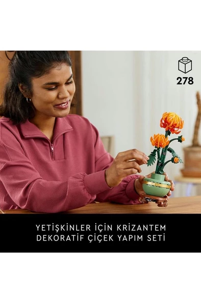 LEGO ® Icons Krizantem Dekoratif Çiçek Yapım Seti 10368 - 2