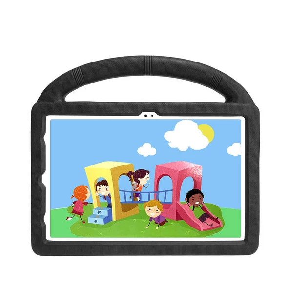 Samsung Galaxy T720 Tab S5E - Tablet Kılıfı Wheel Car Tekerlek Standlı Tablet Eva Silikon Kılıf - 5
