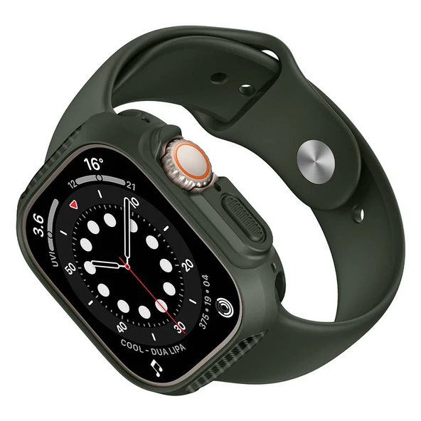 Apple Watch Ultra 49mm - Kasa Koruyucu Silikon TPU Kasa Koruyucu Watch Gard 31