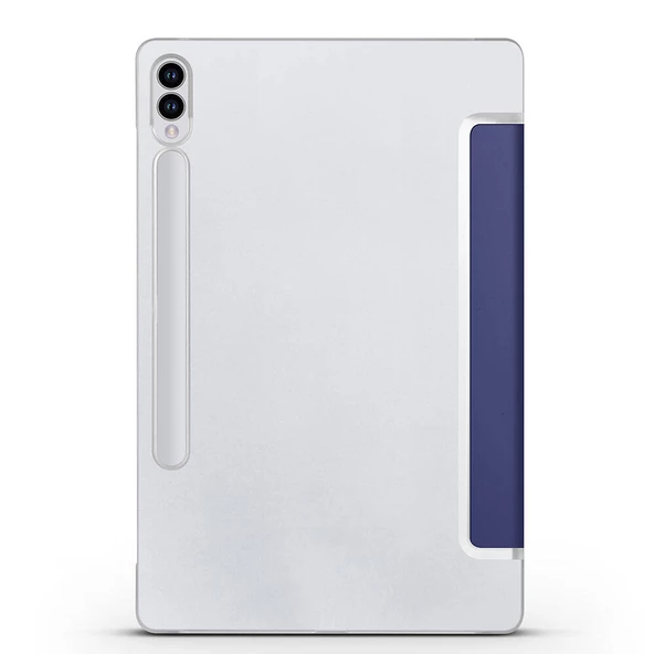 Samsung Galaxy Tab S9 FE Plus - Tablet Kılıfı Smart Cover Standlı 1-1 Kılıf - 2