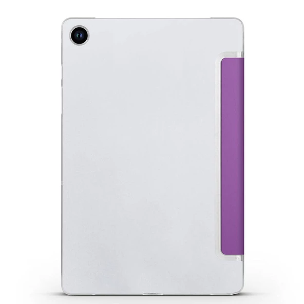 Samsung Galaxy Tab A9 Plus - Tablet Kılıfı Smart Cover Standlı 1-1 Kılıf - 2