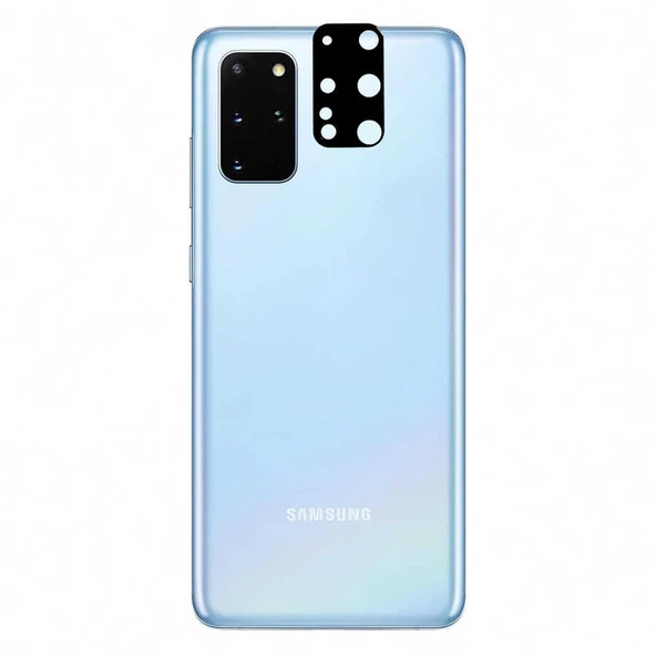 Samsung Galaxy S20 Plus - Kamera Lens Koruyucu 3D Kamera Camı