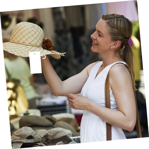 Şeffaf Standart Kancalı 45milimetre 4,5cm Etiketleme ve Ürün Asma Kılçığı (500 ADET) - Resim 4