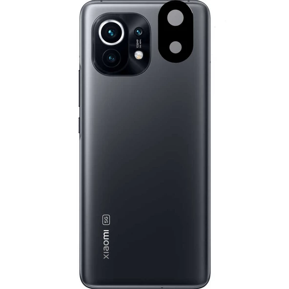 Xiaomi Mi 11 - Kamera Lens Koruyucu 3D Kamera Camı