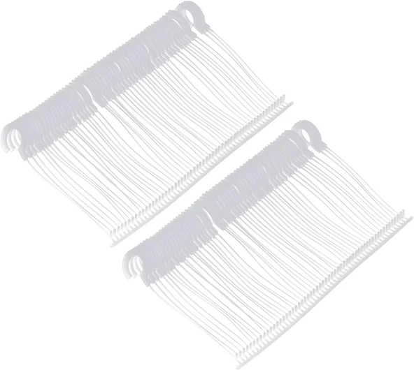 Şeffaf Standart Kancalı 45milimetre 4,5cm Etiketleme ve Ürün Asma Kılçığı (500 ADET) - Resim 6