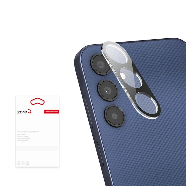 Samsung Galaxy A25 - Kamera Lens Koruyucu 3D Kamera Camı - 1