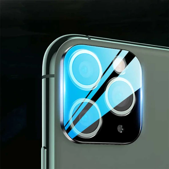 Apple iPhone 11 Pro - Metal Kamera Koruyucu CP-02 - 5
