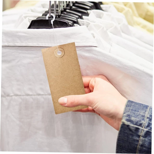 Şeffaf Standart Kancalı 45milimetre 4,5cm Etiketleme ve Ürün Asma Kılçığı (500 ADET) - Resim 5