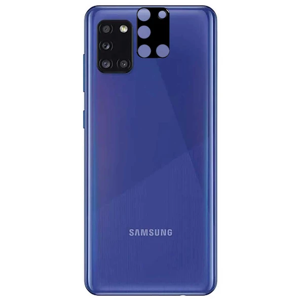 Samsung Galaxy A31 - Kamera Lens Koruyucu 3D Kamera Camı