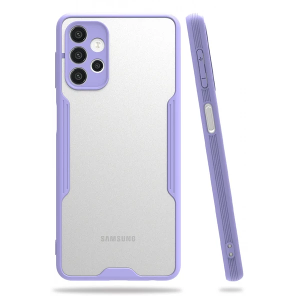 Samsung Galaxy A72 Kılıf Platin Matte Silikon Arka Kapak - 8