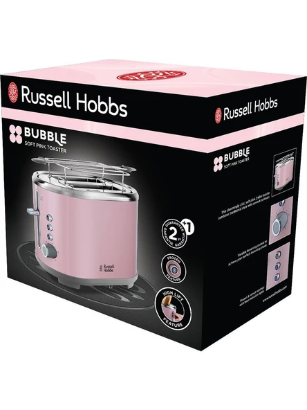 RUSSELL HOBBS 25081-56/RH Bubble Soft Pink Ekmek Kızartma Makinesi (TEŞHİR ÜRÜNÜ) - 2