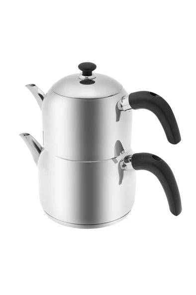 Karaca Edge Mini Indüksiyon Tabanlı Çaydanlık Takımı Siyah - 5