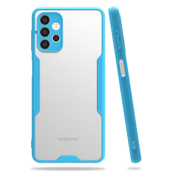 Samsung Galaxy A72 Kılıf Platin Matte Silikon Arka Kapak - 4