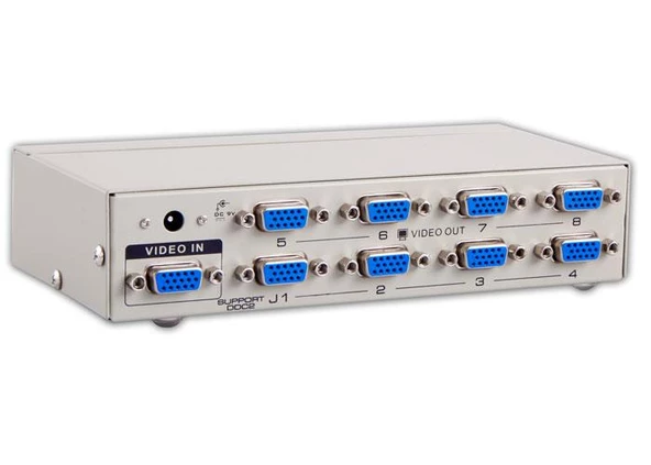S-link SL-2508 8 VGA 250Mhz Monitör Splitter - 2