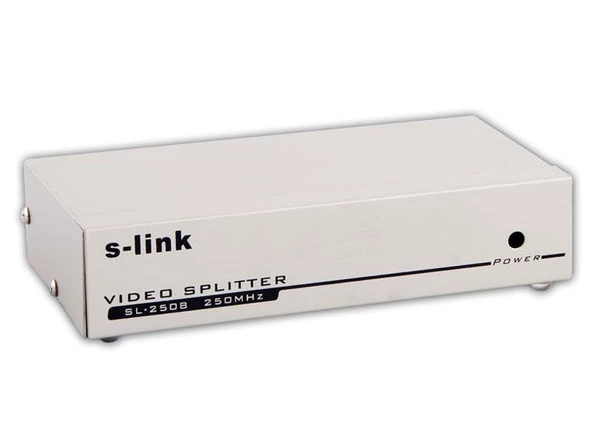 S-link SL-2508 8 VGA 250Mhz Monitör Splitter