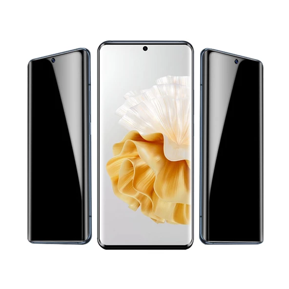 Samsung Galaxy S22 Ultra - Ekran Koruyucu Kolay Uygulama Aparatlı Privacy Easy Body Hayalet Ekran Koruyucu