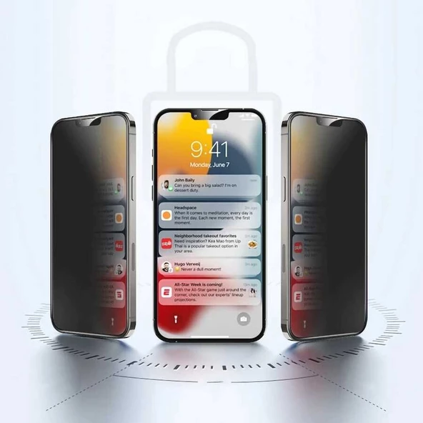 Apple iPhone 15 Pro - Ekran Koruyucu Davin Hayalet Seramik Koruma - 3