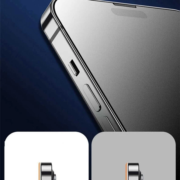 Apple iPhone 15 Pro Max - Ekran Koruyucu Davin Mat Seramik Koruma - 6