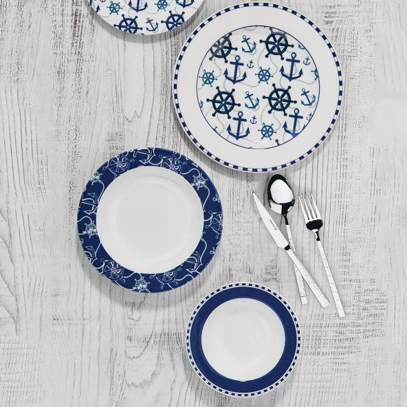 Korkmaz Natura Collection 24 Parça Yuvarlak Yemek Takımı A8986 - 3