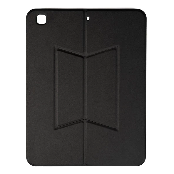 Apple iPad 10.2 (8.Nesil) - Tablet Kılıfı Border Keyboard Bluetooh Bağlantılı Standlı Klavyeli Tablet Kılıfı - 1