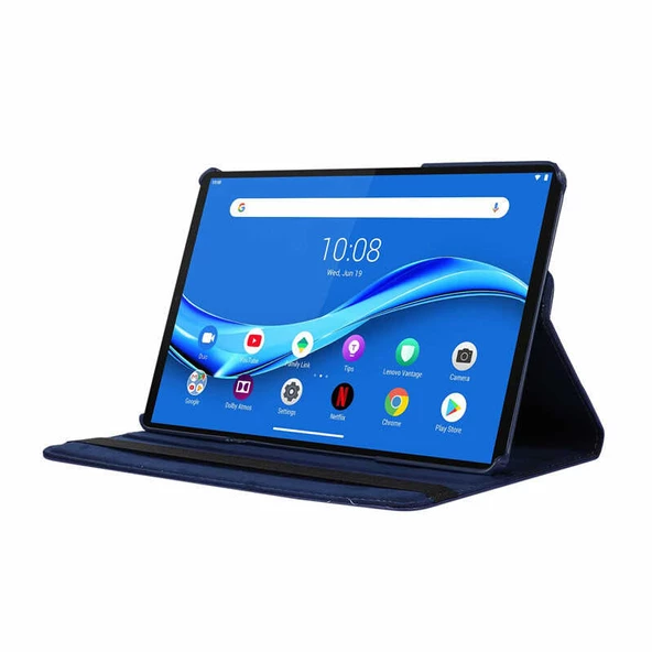 Lenovo P11 Pro - Tablet Kılıfı 360 full Korumalı Yatay Dikey Dönebilen Standlı Kılıf - 2