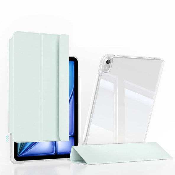 Apple iPad Air 13 2024 - Tablet Kılıfı Magnetik Ayrılabilen Airbagli Sliding Tablet Kılıfı