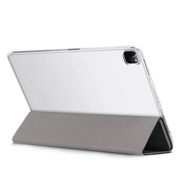 Apple iPad Air 10.9 2020 (4.Nesil) - Tablet Kılıfı Smart Cover Standlı 1-1 Kılıf - Resim 3