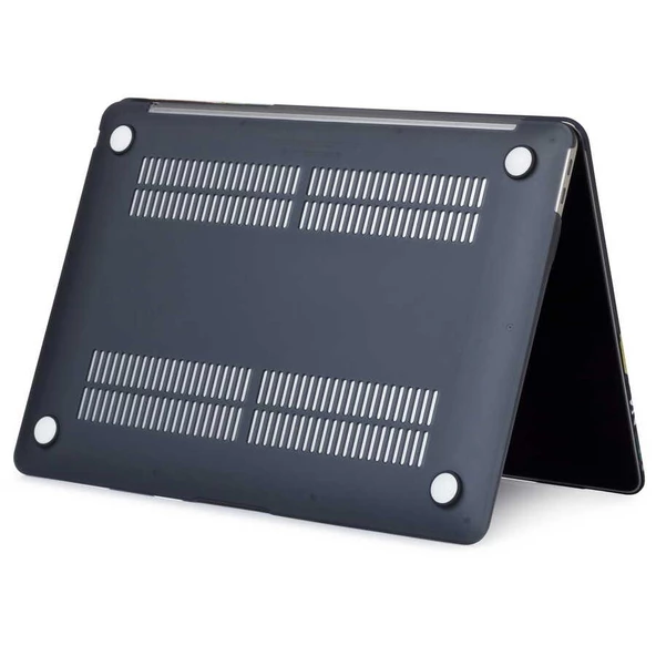 Apple Macbook 13.6' Air 2024 M2 A2681 - Alt ve Üst Koruyucu MSoft Kristal Kapak - 6