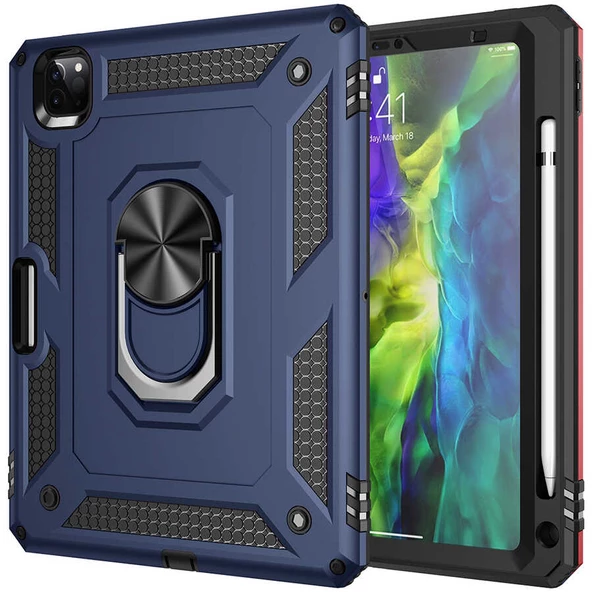 Apple iPad Pro 11 2022 M2 - Tablet Kılıfı Koruyucu Çift Katman Vega Kapak - 1