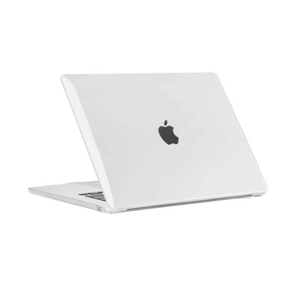 Apple Macbook 15' Air M3 A3114 - Alt ve Üst Koruyucu MSoft Kristal Kapak - 5