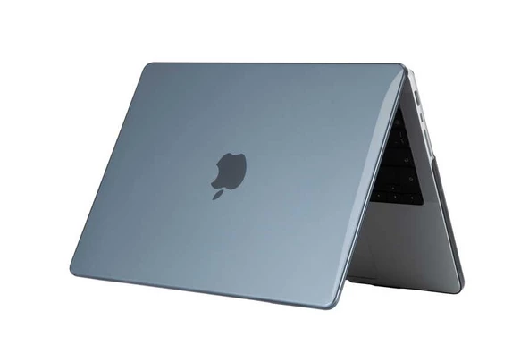 Apple Macbook Pro 16.2 2023 A2780 - Alt ve Üst Koruyucu MSoft Kristal Kapak - 3