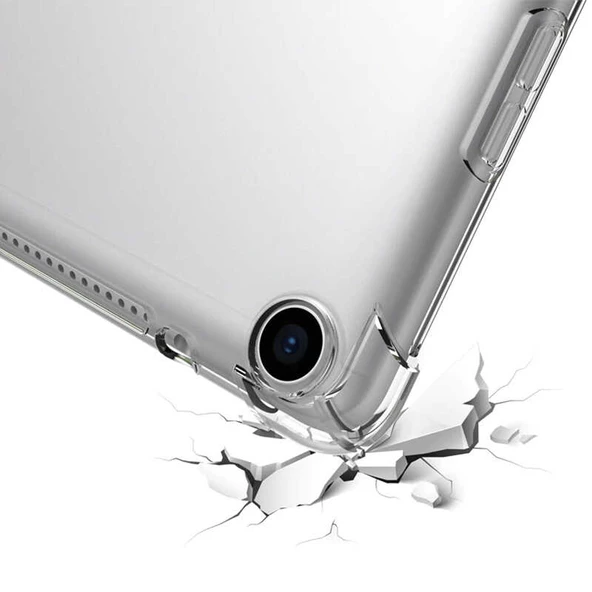 Apple iPad 6 Air 2 - Tablet Kılıfı Köşe Korumalı Nitro Anti Shock Silikon Kapak - Resim 6