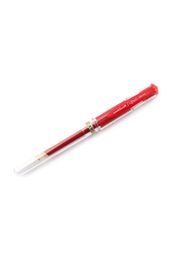 Uni-Ball Roller Kalem Signo Broad Jel Bilye Uç İmza Kalemi 1.0 MM Kırmızı UM-153 (12 Li Paket)