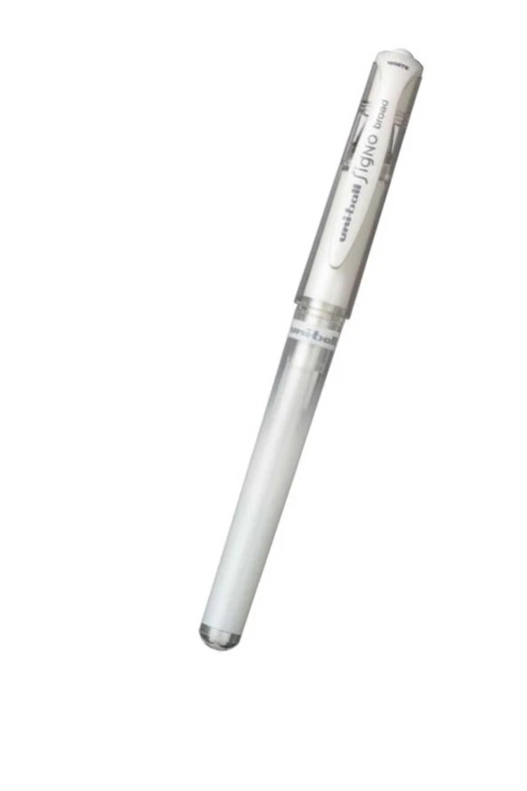 Uni-Ball Roller Kalem Signo Broad Jel Bilye Uç Davetiye Kalemi 1.0 MM Beyaz UM-153 (12 Li Paket)