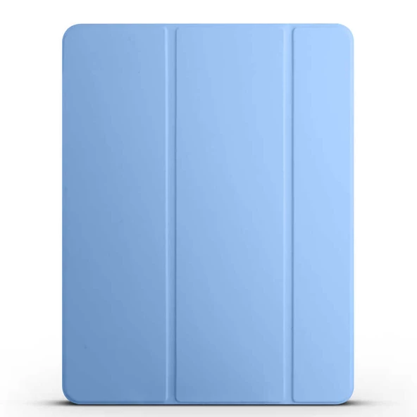 Apple iPad Pro 12.9 2021 (5.Nesil) - Tablet Kılıfı Smart Cover Standlı 1-1 Kılıf - 1