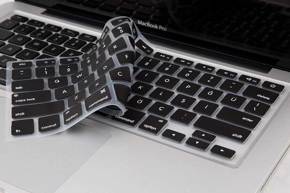 Apple Macbook 13' Pro Touch Bar A1706 - Klavye Koruyucu Silikon Ped