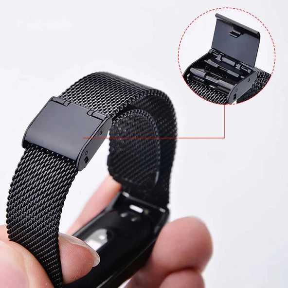 Xiaomi Mi Band 4 - Kordon Metal Kordon KRD-06 - 4