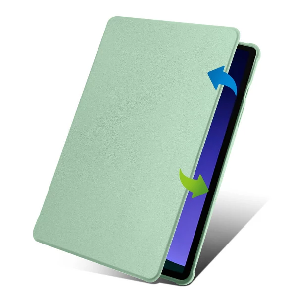 Samsung Galaxy Tab S9 - Tablet Kılıfı Kalem Bölmeli Dönebilen Termik Standlı Kılıf - 5
