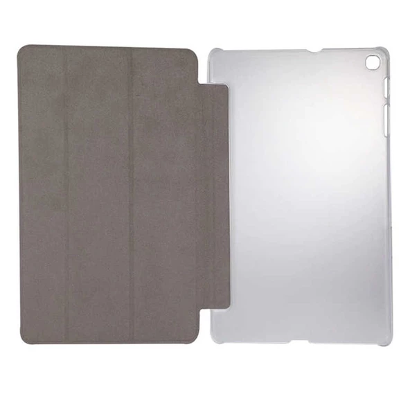 Samsung Galaxy Tab A 8.0 (2019) T290 - Tablet Kılıfı Smart Cover Standlı 1-1 Kılıf - 3