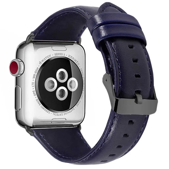 Apple Watch 38mm - Kordon Luxury Leather Deri Kordon