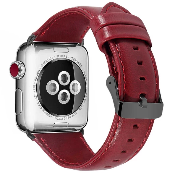 Apple Watch 38mm - Kordon Luxury Leather Deri Kordon - 2