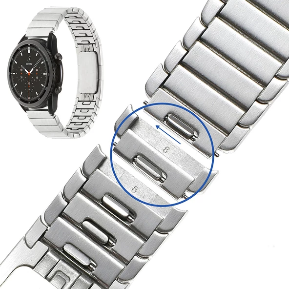 Xiaomi Amazfit Pace - Kordon 22mm Metal Kordon KRD-82 - 4