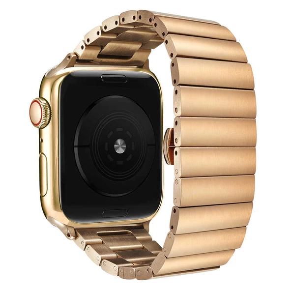 Apple Watch Ultra 49mm - Kordon Metal Strap Kayış KRD-41 - Resim 2