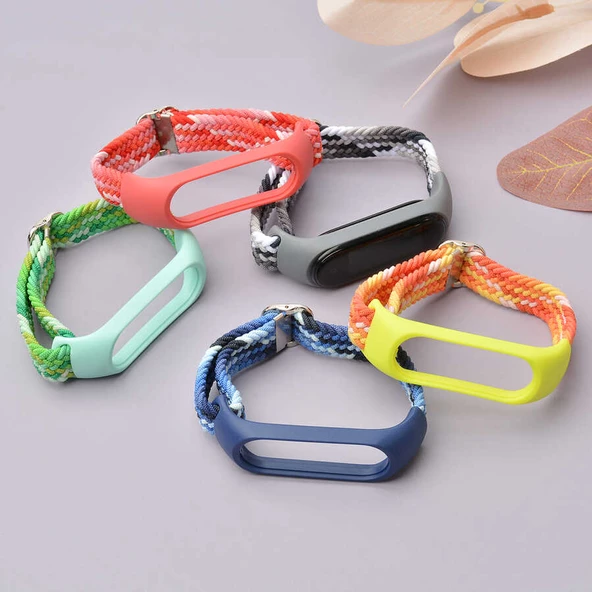 Xiaomi Mi Band 6 - Kordon Örgü Kordon KRD-49 - 8
