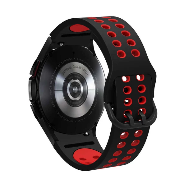 Samsung Watch 4 Classic 42mm - Kordon Silikon Kordon KRD-02 - Resim 5