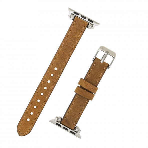Bouletta Apple Watch Uyumlu Deri Kordon 38-40-41mm Ferro G19 - 8